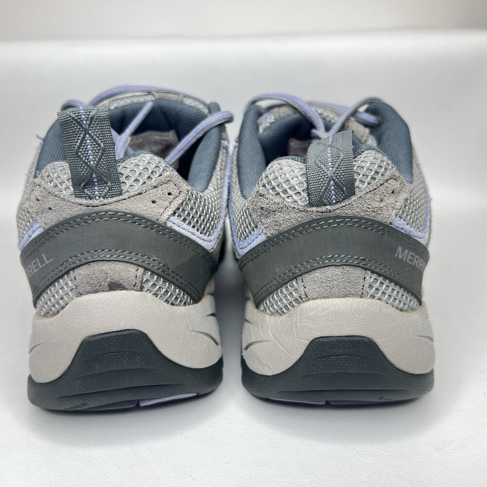 Merrell Moab Ventilator Womens Size 8 Gray Purple Vibram Hiking Walking Sneakers - Picture 6 of 11